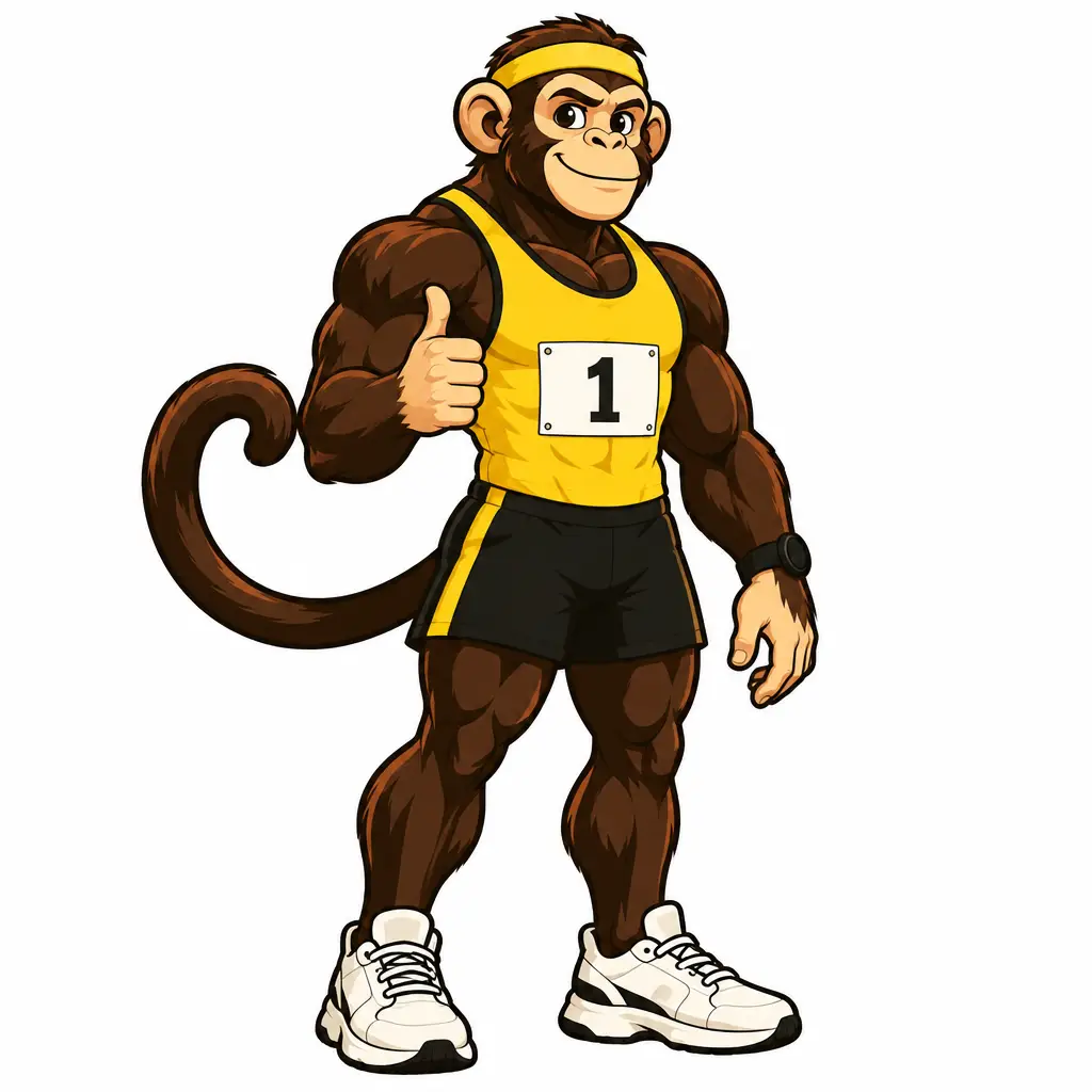 Coach Banana con ropa de correr
